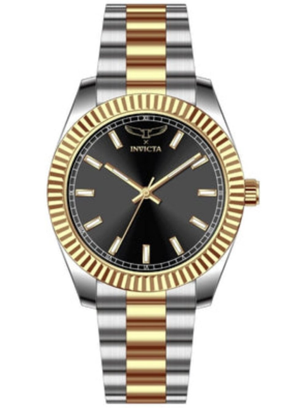 $249 Invicta Celestial Langdon Men's 40mm Steel Gold Watch (69247) NIB